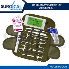 U.S. Military Surplus Medical Case Implements Forceps Hemostats Scissor German G picture