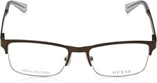 GUESS GU1936 049 Brown Metal Semi Rimless Optical Eyeglasses Frame 54-18-140 picture