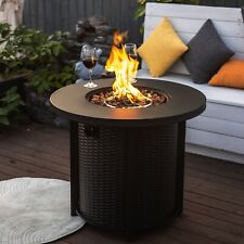 Mondawe 30inch Outdoor Propane Round Fire Table 40000BTU Propane Fire Pit Table picture