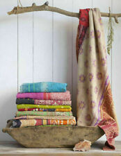 Reversible Vintage Kantha Quilts WHOLESALE LOT 15 PC Heavy Gudri Throws Blankets picture
