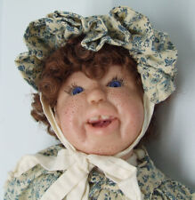OOAK MONA SCHOFSTOLL DOLL MONA HAND CRAFTED ARTIST ORIGINAL FEMO POLYMER NEW picture