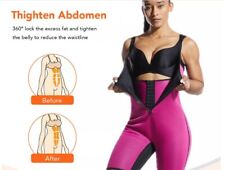 Women's Sauna Suit Shapewear Weight Loss Body Shaper Slimming Sleeve Bodysuit picture
