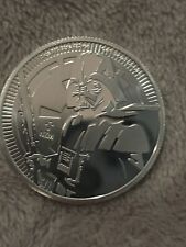 2019 Niue Darth Vader Star Wars $2 1 oz Silver Proof Coin (NEVER TOUCHED) picture