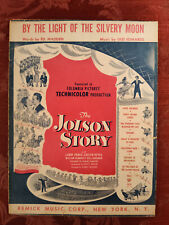 RARE Sheet Music By The Light Of The Silvery Moon Jolson Story Madden Edwards picture