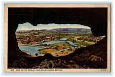 c1940's Hole In The Rock Papago Near Phoenix Arizona AZ Vintage Postcard picture