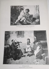 Befitzergreifung am Kongo - Franz Lefler + Gesangsunterricht Hugo Oehmichen 1886 picture