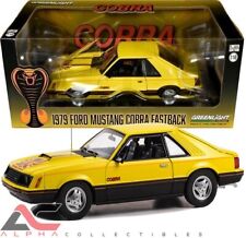 GREENLIGHT 13678 1:18 1979 FORD MUSTANG COBRA (BRIGHT YELLOW) picture
