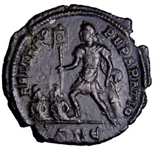 SCARCE Constantius II (348-350 AD). Antioch AE Banner Captives Roman Coin w/COA picture