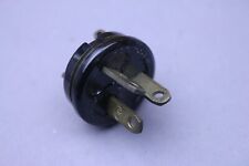 Vintage Amphenol 3 pin AC Male Plug Circular Connector Chicago 10A 250V 15A 125V picture