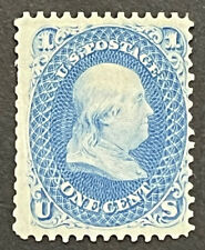 Travelstamps: US Stamps Scott #63 - 1 Cent Denomination Franklin Mint MOGH picture