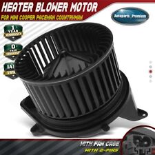 HVAC Heater Blower Motor w/ Fan Cage for Mini Cooper Paceman Countryman Front picture