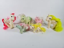 Lot Of 6 Vintage 1980s 82-88 My Little Pony G1 Hasbro MLP Good Used Condition picture