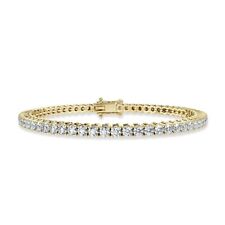 5.00 Ct Top Quality  Round Diamond Tennis Bracelet 14K Yellow Gold picture