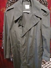 VINTAGE U.S. ARMY MILITARY Olive Green Men Trench Coat Regular SZ 36 picture
