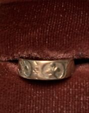 Antique Victorian 10 Kt gold ornate baby ring size 1 & 1/2 picture