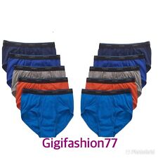 Big Men's  Briefs 3XL  Cool Dri Mid-Rise Sporty 10 Pack FreshIQ By HANES picture