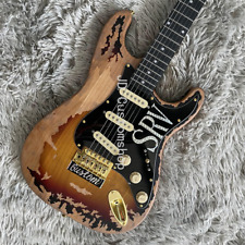Custom Relic SRV ST Electric Guitar Vintage Sunburst Alder Body Tremolo Bridge picture