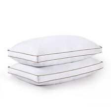 Peace Nest Set of 2 Bed Pillows Gusset Down Feather , King or Queen Size picture