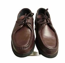 Florsheim Men’s Leather Lace-Up Burgundy Shoes Sz 9.5 NWOT picture