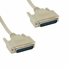 Kentek 3' Feet DB25 Cable Cord 28 AWG 25 Pin RS232 Serial Parallel SCSI Printer picture