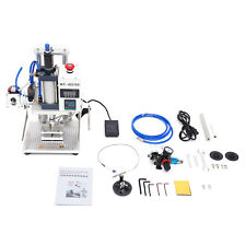 Hot Foil Stamping Machine 500W Air Pneumatic Logo Leather PVC Press 80*100mm picture