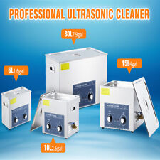 Ultrasonic Cleaner 6L/10L/15L/30L Cleaning Equipment W/ Timer Heating 800W 40KHZ picture