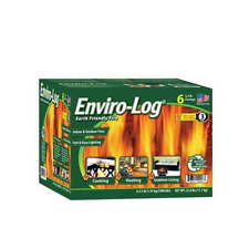Enviro-Log Indoor and Outdoor Fire Wood, 4.3 lb Firelogs, 25.8 lbs, 6 Count US picture