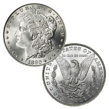 1880 P Morgan Silver Dollar $1 Brilliant Uncirculated BU 90% Silver picture