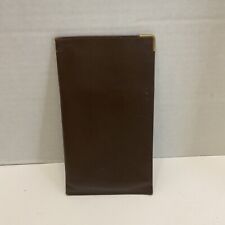 Vintage Hickok Top Grain Cowhide Passport Holder Personal Paper Folder Pouch MCM picture