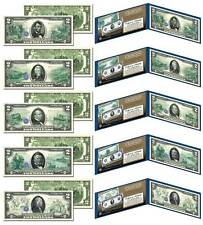 1914 Series FR Bank Notes Hybrid Commemorative - Set of All 5 Modern US $2 Bills picture