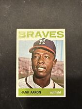 Hank Aaron 1964 Topps Low Grade Crease Bad Back picture