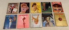 Vintage PLAYBOY Magazines, 1965 Near Complete (10) w/ Centerfolds Nice Lot picture