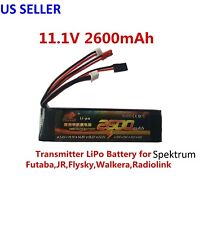 Battery for JR/Spektrum/Walkera/DEVO10Transmitter 11.1V 2600mAh 8C 3S Li-Poly RC picture