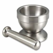 Stainless steel mortar and pestle picture