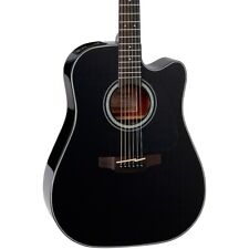 Takamine G Series GD30CE Dreadnought Cutaway Acoustic-Electric Guitar Gloss Blck picture
