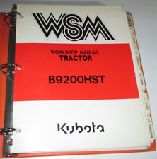 Kubota B9200HST & B9200DC Tractor Service Shop Repair Workshop Manual ORIGINAL picture