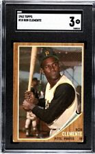 Roberto Clemente 1962 Topps SGC 3 Baseball Card Graded Vintage Pirates MLB #10 picture