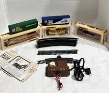 Vintage Bachmann HO Scale Electric Train Set, 14 Tracks, Power Pack & Caboose. picture