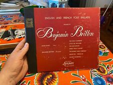 English & French Folk Ballads arranged by Benjamin Britten  Peter Pears, tenor picture