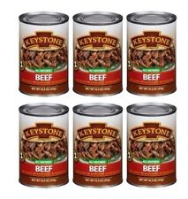 6 Cans- Keystone Meats All Natural Beef ✅ Fully Cooked 14.5 oz No Preservatives✅ picture