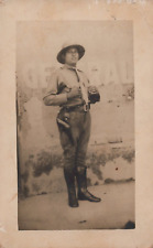 1910s ANTIQUE CUBA CUBAN RURAL GUARD PORTRAIT ORIGINAL Photo POSTCARD RPPC picture