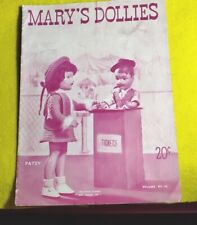 Vintage 1946 MARY'S  DOLLIES Vol. No. 10 picture