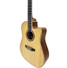 41 Inch Acoustic Guitars Full Size Sapele Wood Metal String Powerful Clear sound picture