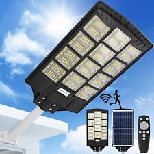 2024 NEW 2000W Commercial LED Solar Street Flood Lights Outdoor Lamp +Pole picture