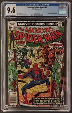 AMAZING SPIDER-MAN #166 CGC 9.6 WHITE PAGES MARVEL COMICS MARCH 1977 LIZARD APP picture