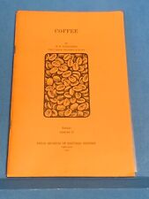 COFFEE  by B.E. DAHLGREN  1938 botany leaflet 22   v938 picture
