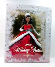 2007 African American Miss Santa Claus Holidays Celebration Barbie Doll NEW picture