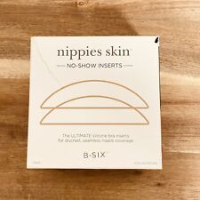 nippies skin ORIGINAL B-SIX 1-Pair Adhesive Nipple Covers Size D+ Cups Caramel picture