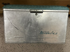 Vintage Wards Western Field Aluminum Seat Top Cooler 22