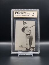Ted Williams 1947 Authentic Bond Bread Card Graded 9 Mint Red Sox (CB) picture